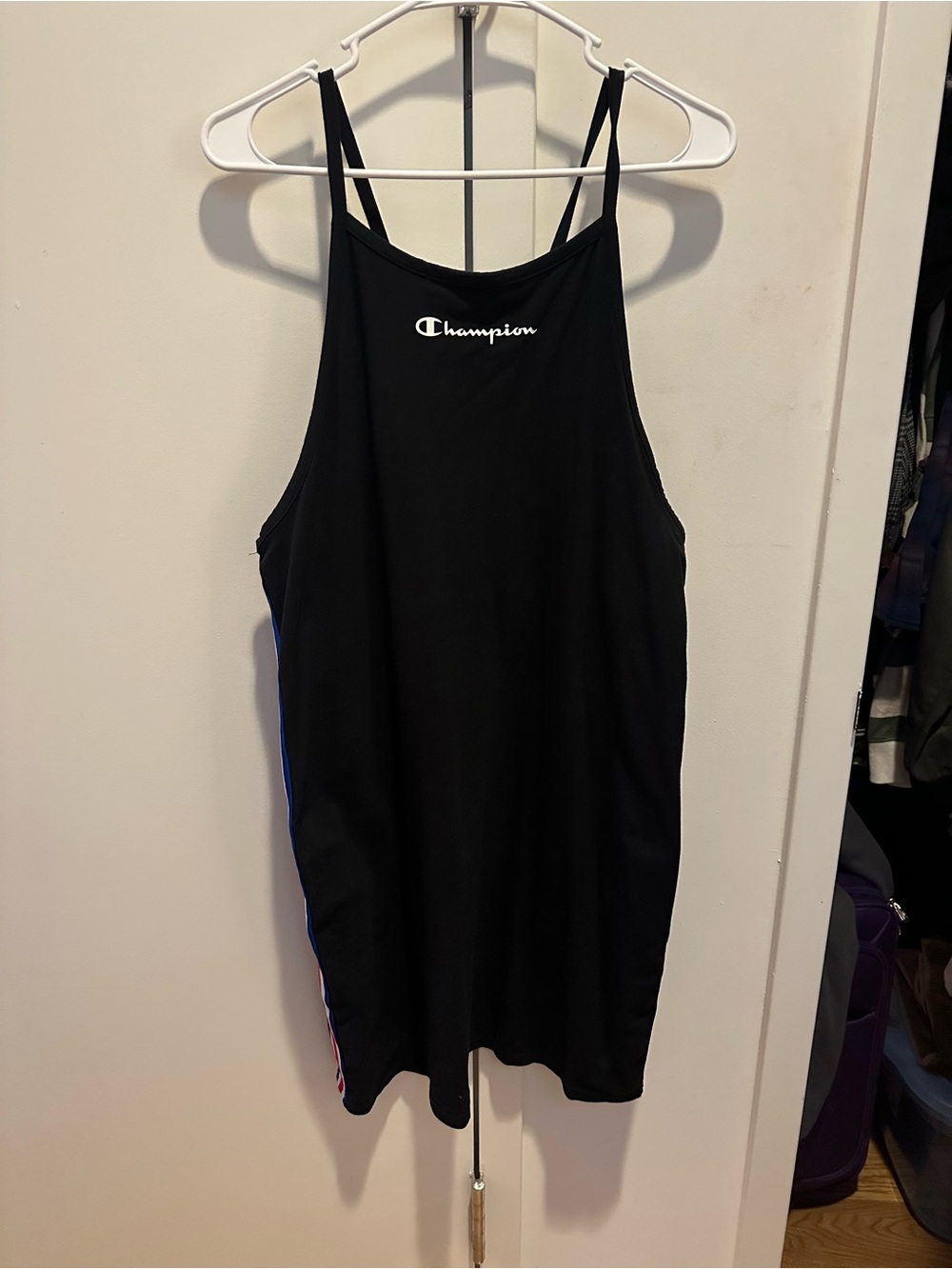 Champion Black Logo Tank Top Dress
